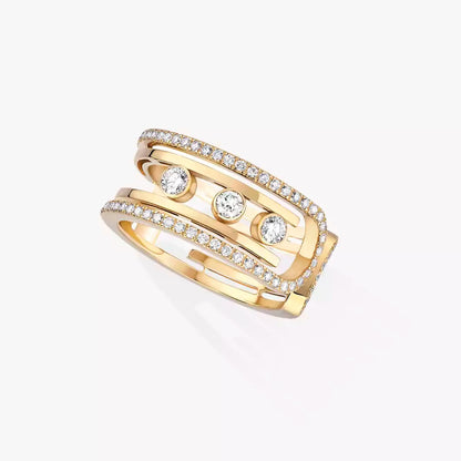 [⭐Luxery]Move 10th Diamond Ring in Gold