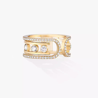 [⭐Luxery]Move 10th Diamond Ring in Gold