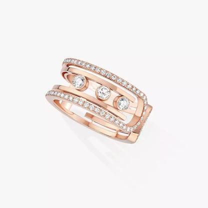 [⭐Luxery]Move 10th Diamond Ring in Gold