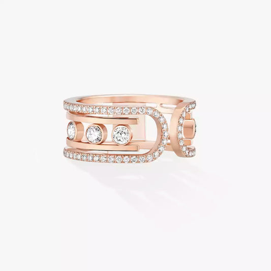 [⭐Luxery]Move 10th Diamond Ring in Gold