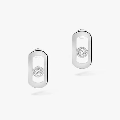 [⭐Luxery]So Move Diamond Earrings in Yellow Gold