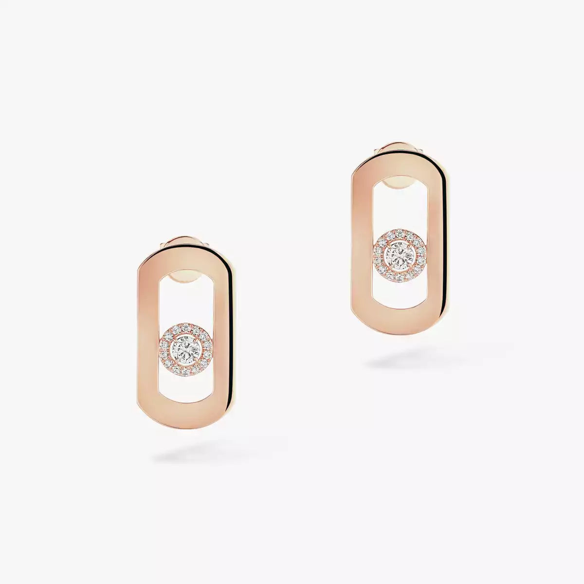 [⭐Luxery]So Move Diamond Earrings in Yellow Gold