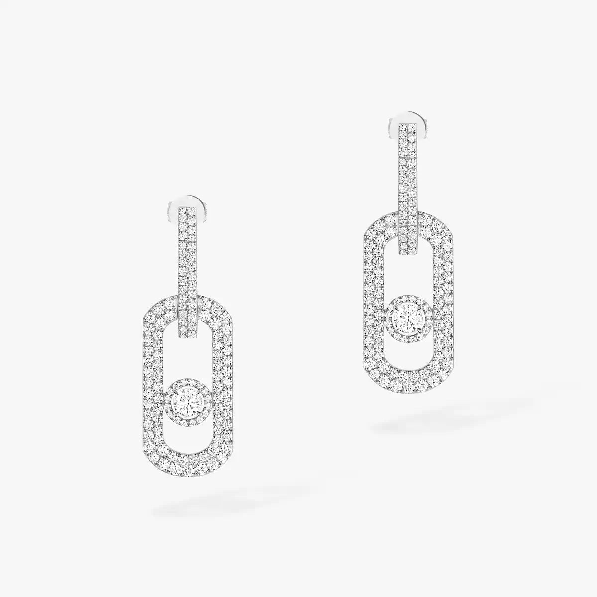 [⭐Luxery]So Move XL Pave_-Set Diamond Pendant Earrings