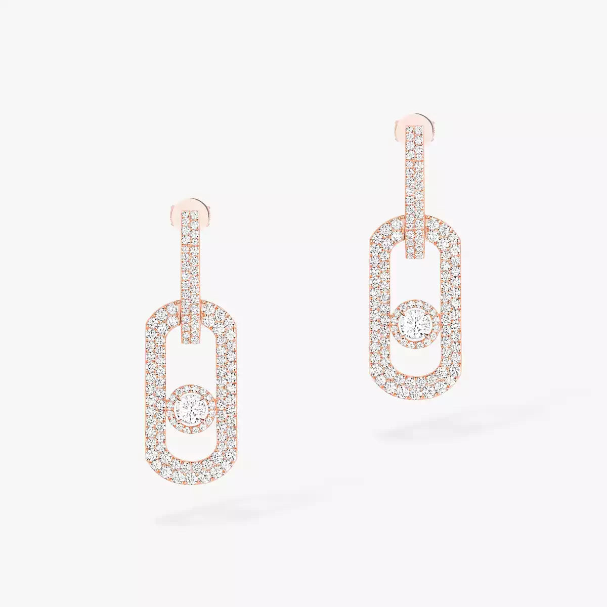 [⭐Luxery]So Move XL Pave_-Set Diamond Pendant Earrings