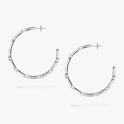 [[⭐Luxery]Move Link Diamond Hoop Earrings