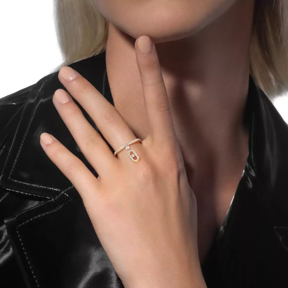 [⭐Luxery]Move Uno Diamond Ring