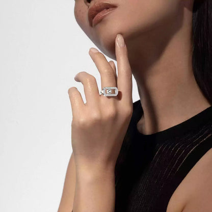 [⭐Luxery]So Move Pave_-Set Diamond Ring