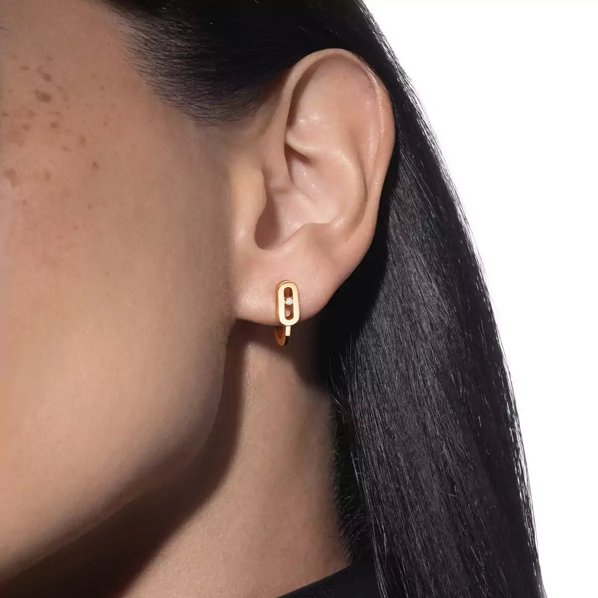 [⭐Luxery]Diamond Mini Hoop Earrings Move Classique
