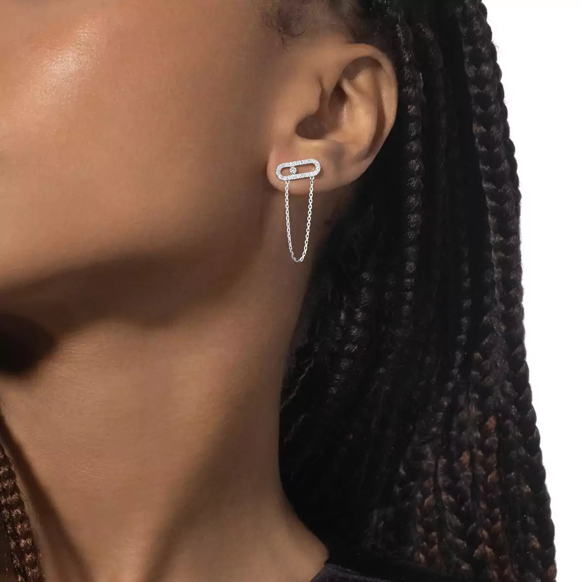 [⭐Luxery]Move Uno Diamond Earrings