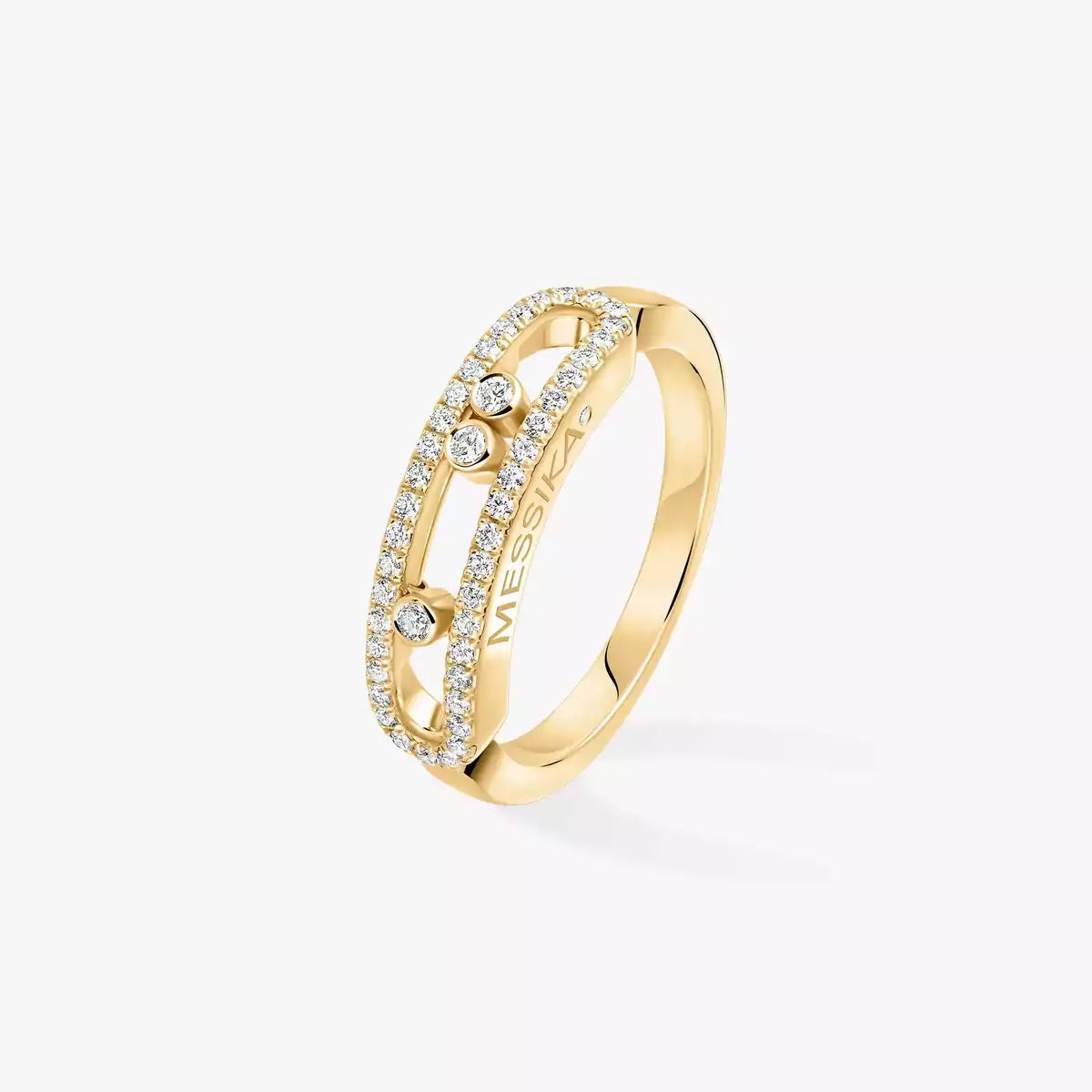 [⭐Luxery] Baby Move Gold Diamond Pave_ Ring