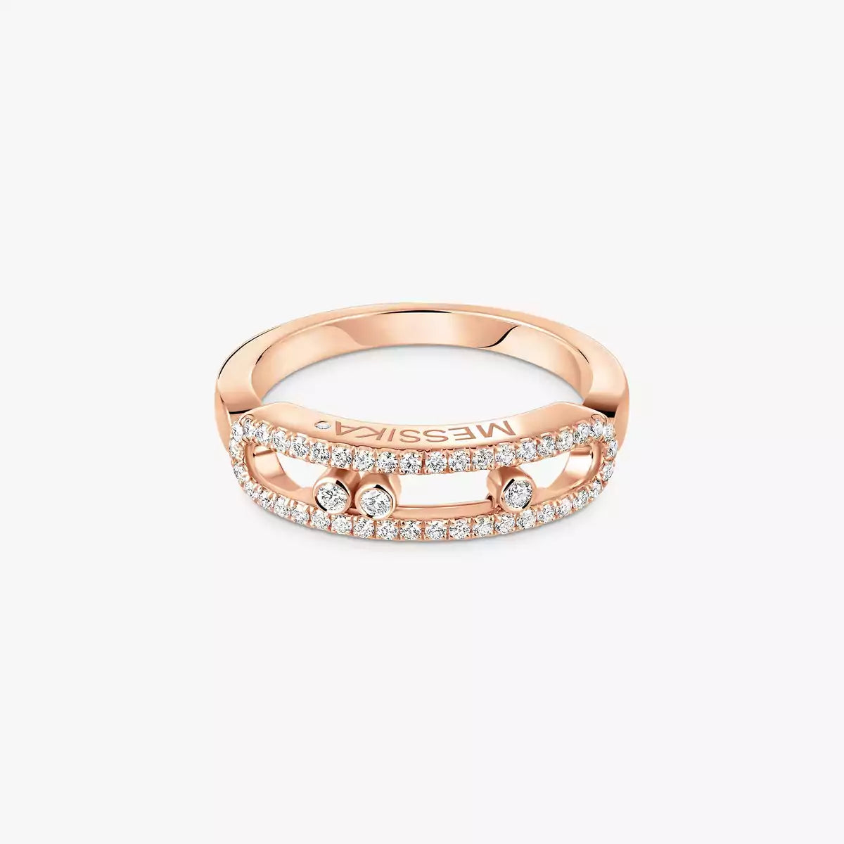 [⭐Luxery] Baby Move Gold Diamond Pave_ Ring