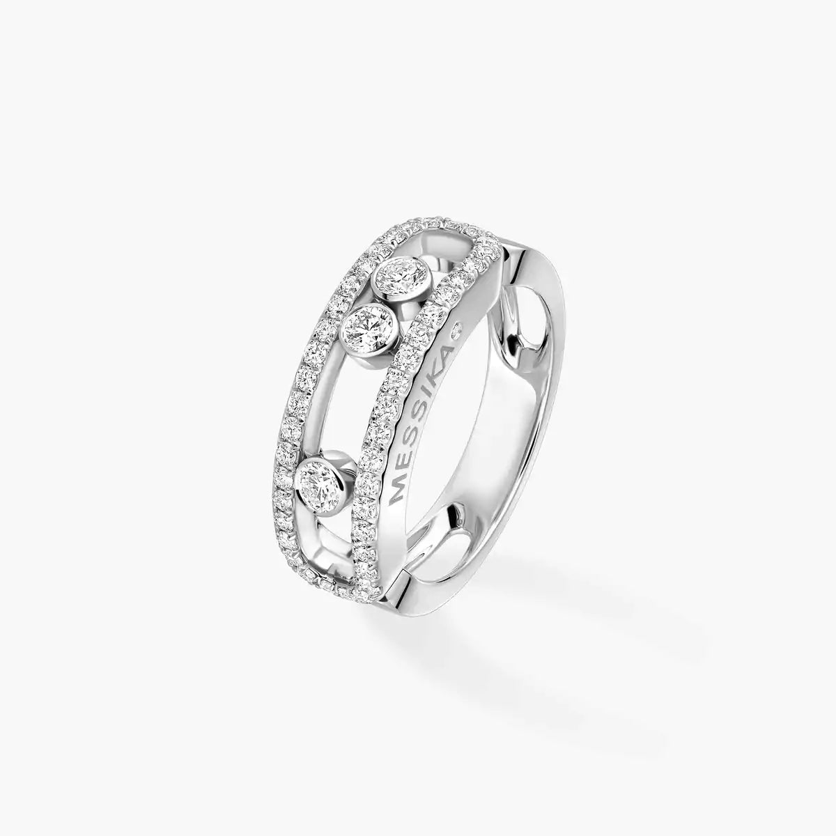 [⭐Luxery] Move Gold Diamond Pave_ Ring
