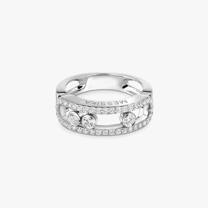 [⭐Luxery] Move Gold Diamond Pave_ Ring