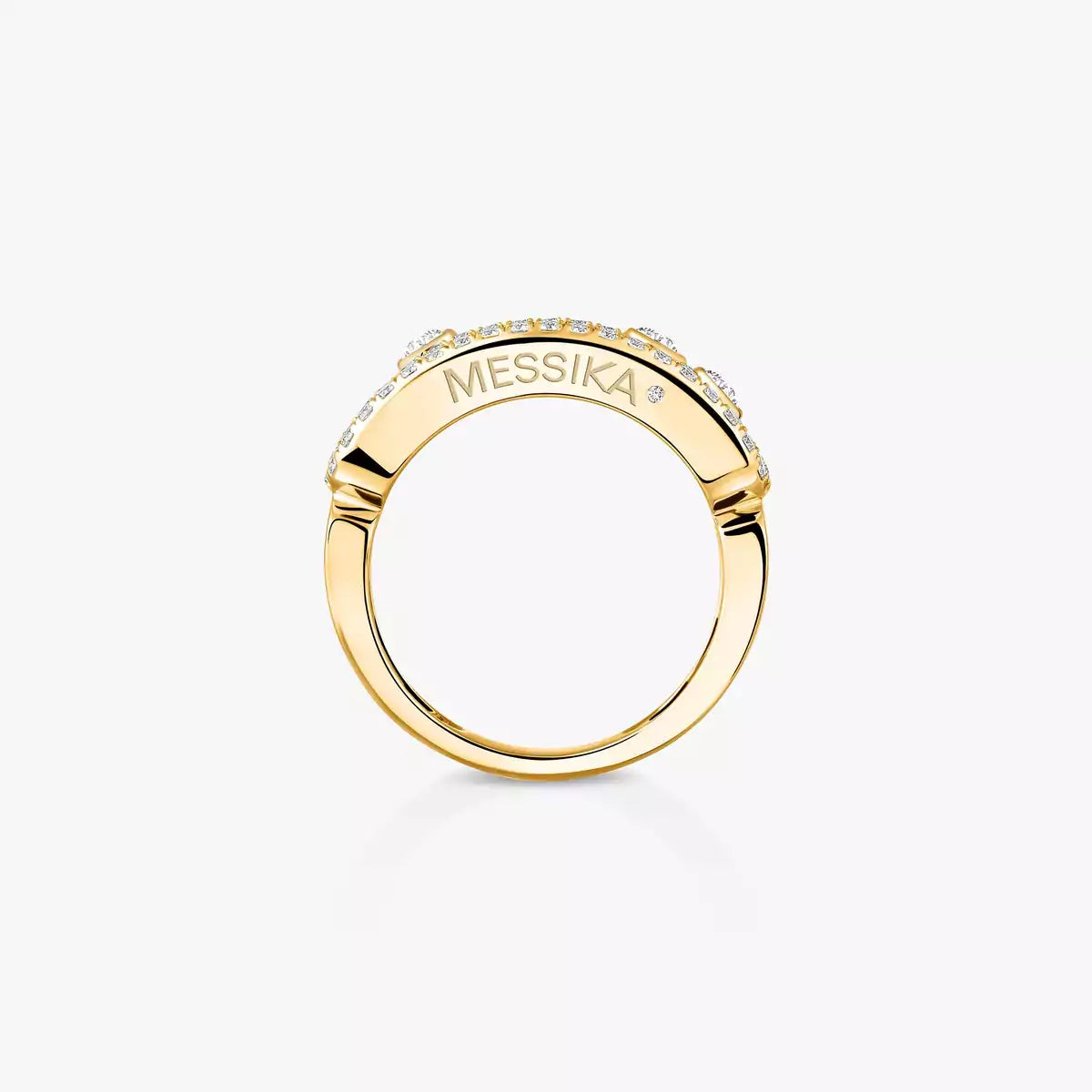 [⭐Luxery] Move Gold Diamond Pave_ Ring