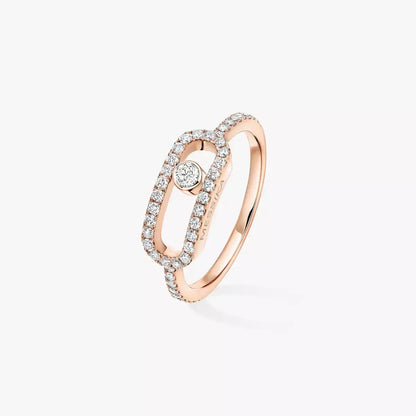 [⭐Luxery]Move Uno Diamond Ring in Gold