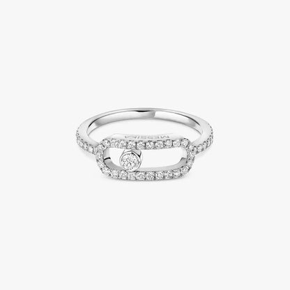 [⭐Luxery]Move Uno Diamond Ring in Gold