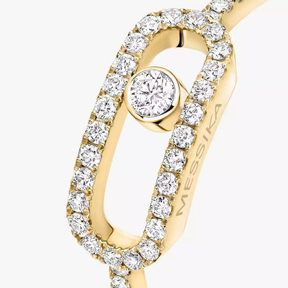 [⭐Luxery]Move Uno Diamond Ring in Gold
