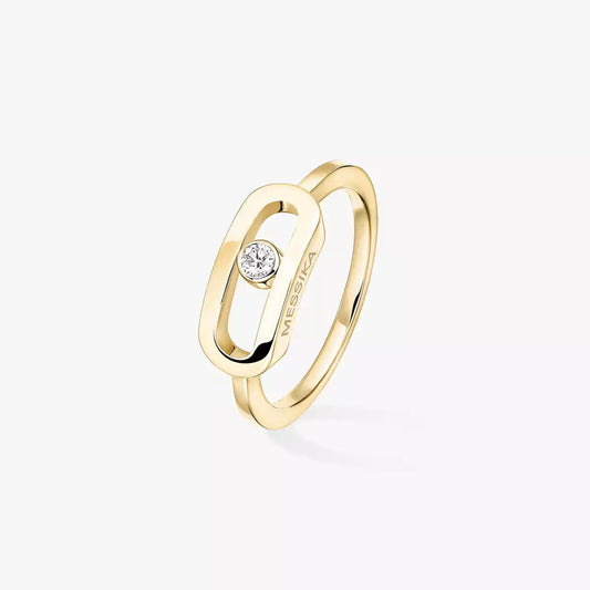 [⭐Luxery]Move Uno Diamond Ring in Gold