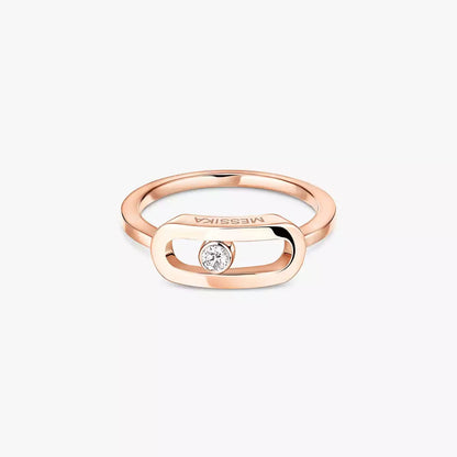 [⭐Luxery]Move Uno Diamond Ring in Gold
