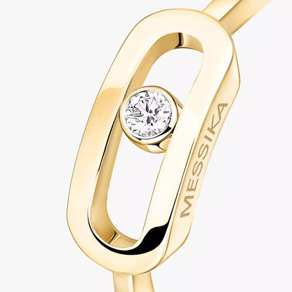 [⭐Luxery]Move Uno Diamond Ring in Gold