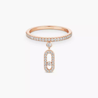 [⭐Luxery]Move Uno Diamond Ring