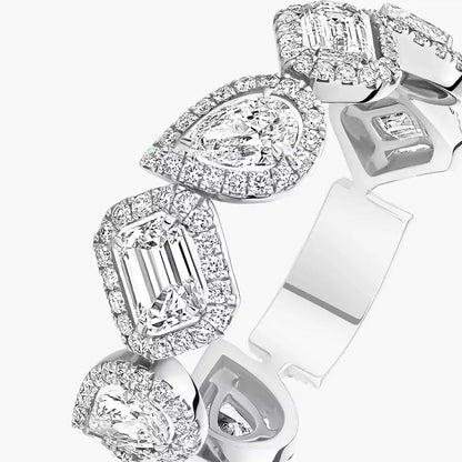 [⭐Luxery]Diamond Wedding Ring My Twin