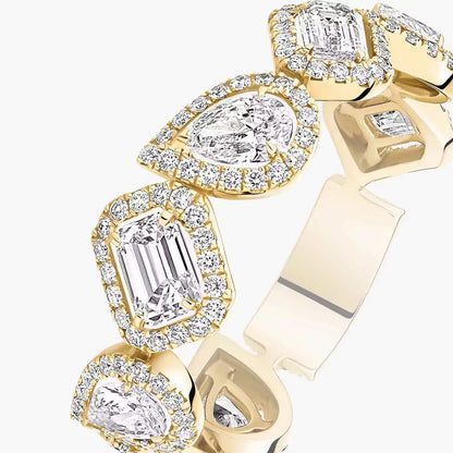 [⭐Luxery]Diamond Wedding Ring My Twin