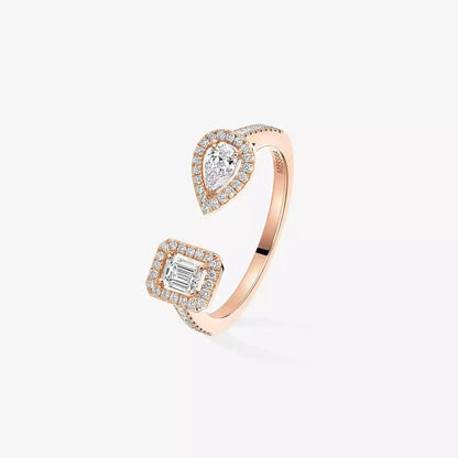 [⭐Luxery]My Twin Toi Gold Diamond Ring
