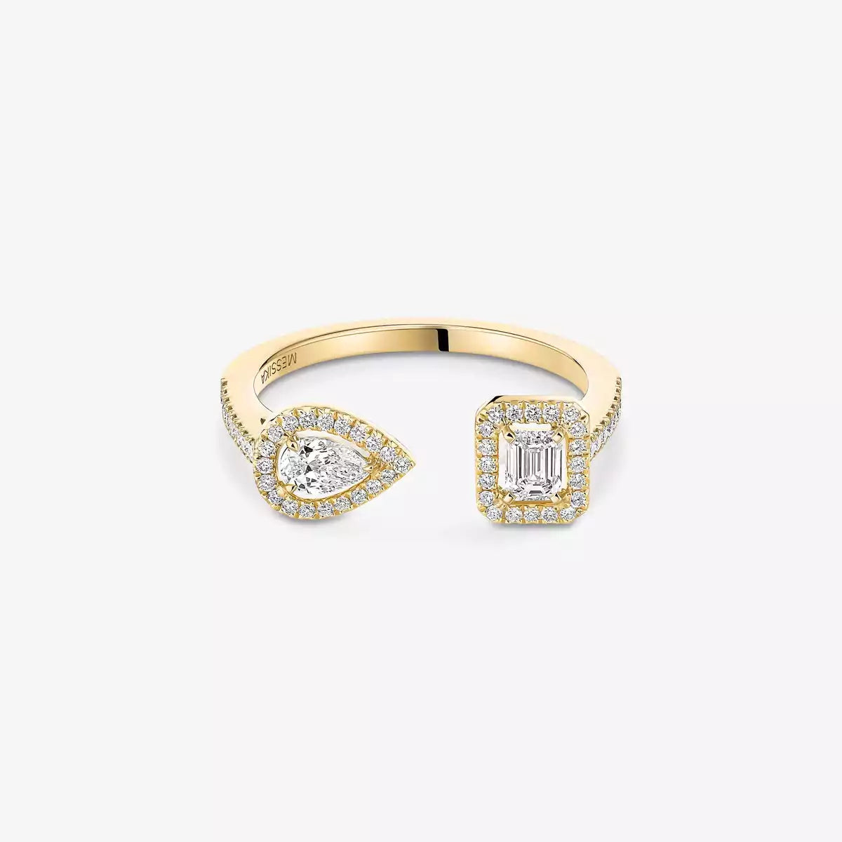 [⭐Luxery]My Twin Toi Gold Diamond Ring
