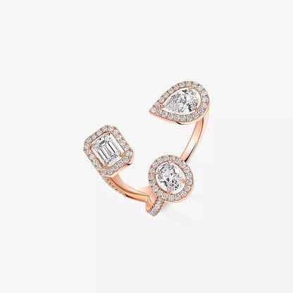 [[⭐Luxery] Diamond Ring 0,25ct My Twin Trilogy
