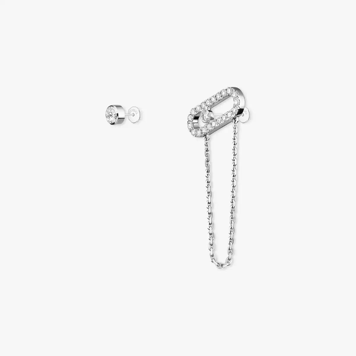 [⭐Luxery]Move Uno Diamond Earrings
