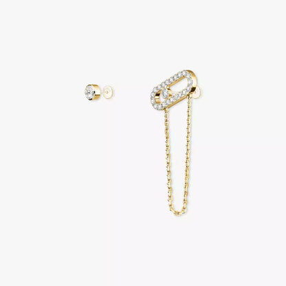 [⭐Luxery]Move Uno Diamond Earrings