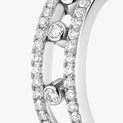 [⭐Luxery]Diamond Pave_ Hoop Earrings Move