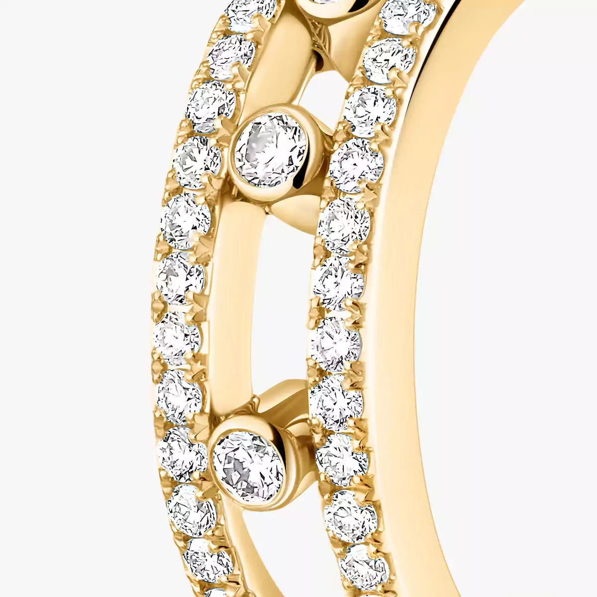 [⭐Luxery]Diamond Pave_ Hoop Earrings Move
