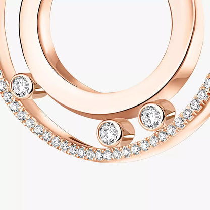 [⭐Luxery]Move Romane Small Diamond Hoop Earrings