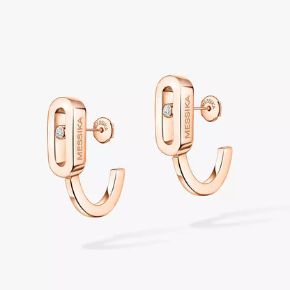 [⭐Luxery]Diamond Mini Hoop Earrings Move Classique