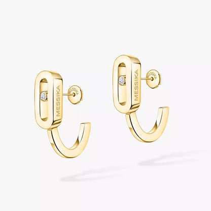 [⭐Luxery]Diamond Mini Hoop Earrings Move Classique