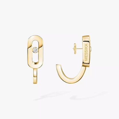 [⭐Luxery]Diamond Mini Hoop Earrings Move Classique