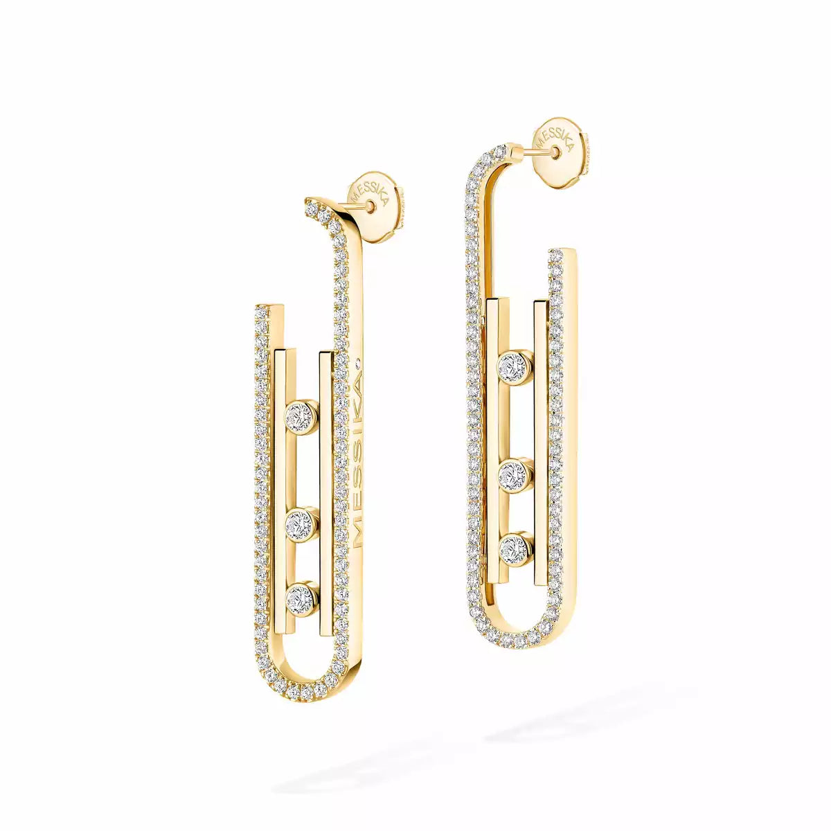[⭐Luxery]Diamond Pendant Earrings Move 10Th
