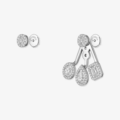 [⭐Luxery] My Twin Trio  Diamond Earrings