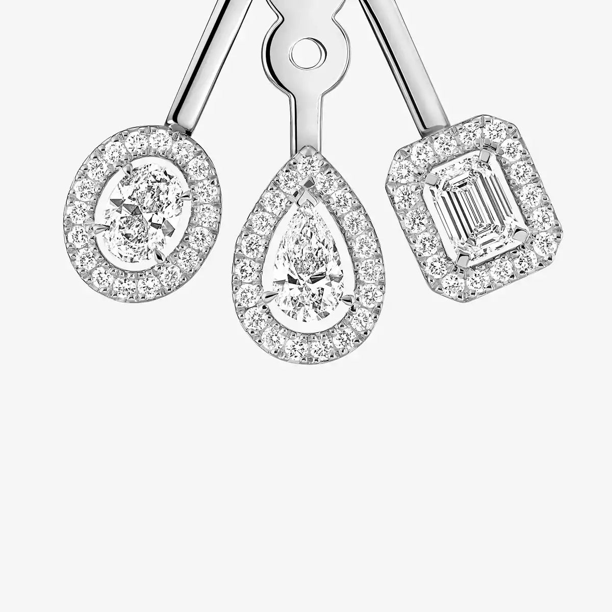 [⭐Luxery] My Twin Trio  Diamond Earrings