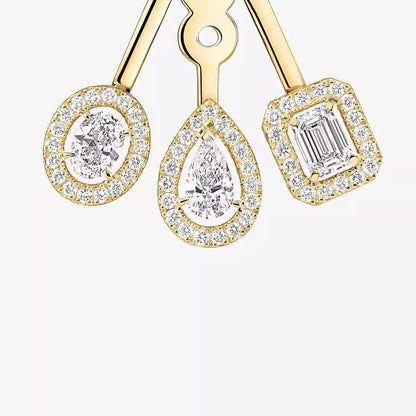 [⭐Luxery] My Twin Trio  Diamond Earrings