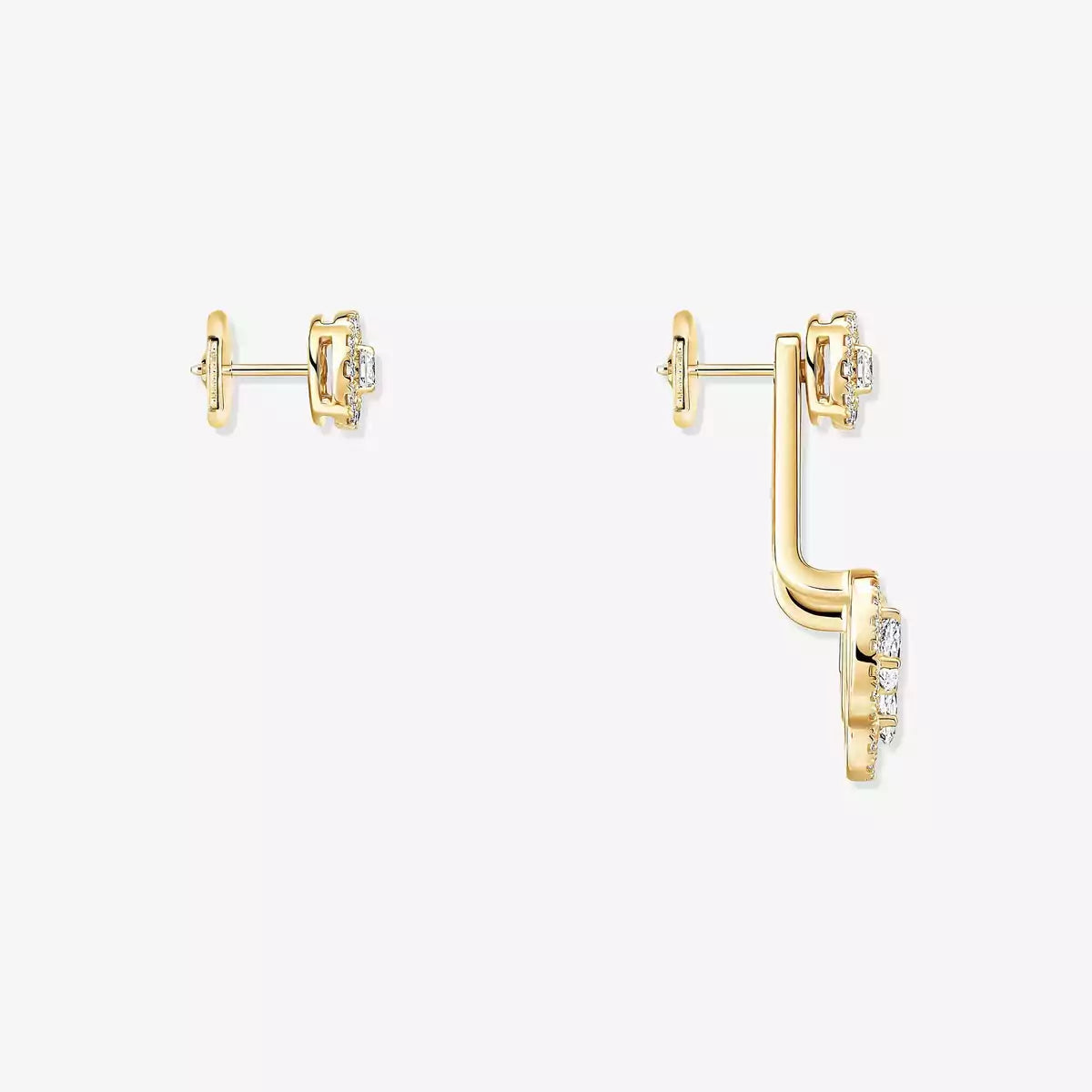 [⭐Luxery] My Twin Trio  Diamond Earrings
