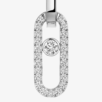 [⭐Luxery]Move Link Diamond Earrings