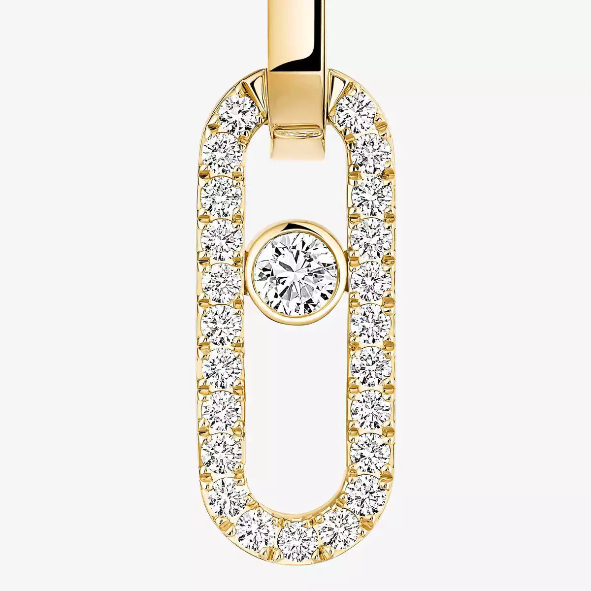 [⭐Luxery]Move Link Diamond Earrings
