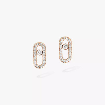 [⭐Luxery]Move Uno Diamond Earrings