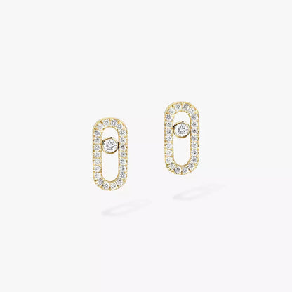 [⭐Luxery]Move Uno Diamond Earrings
