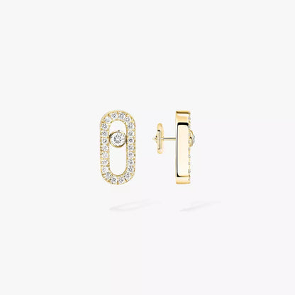 [⭐Luxery]Move Uno Diamond Earrings