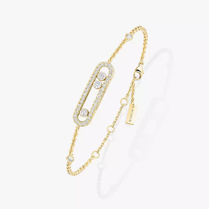 [⭐Luxery]Pavé Baby Move Diamond Bracelet