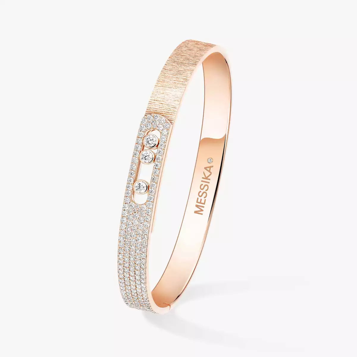 [⭐Luxery]Move Noa Ciselé half pavé bangle